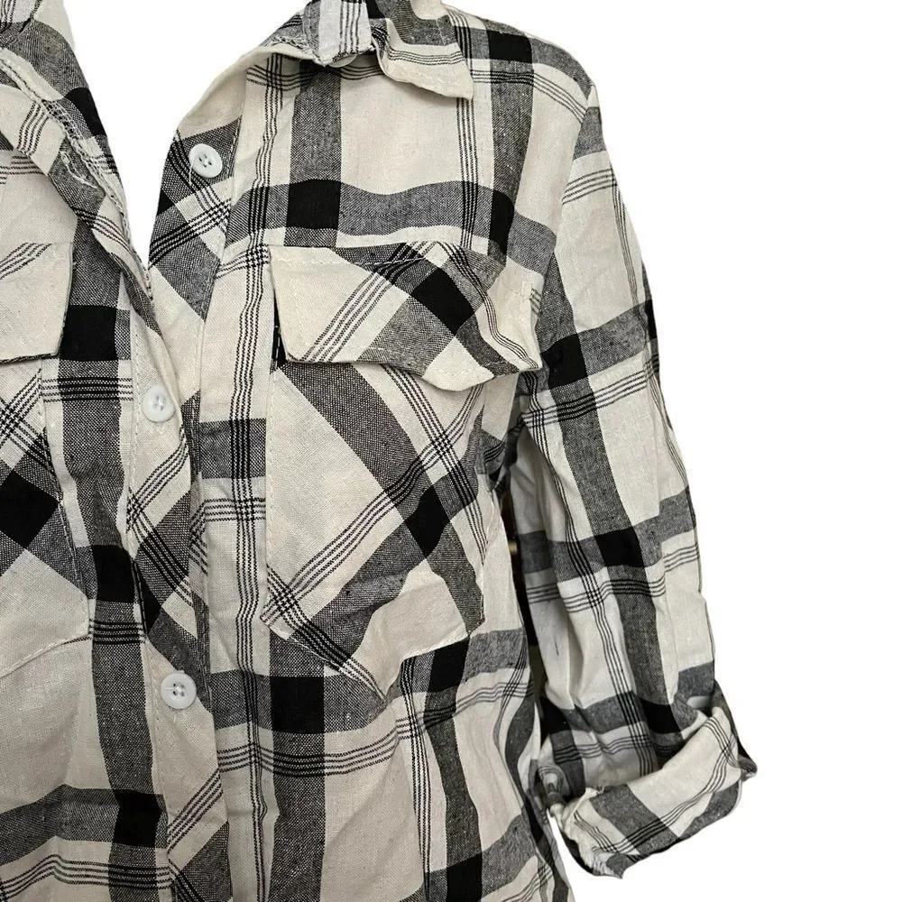 Black and white flannel - Picture 2 of 5